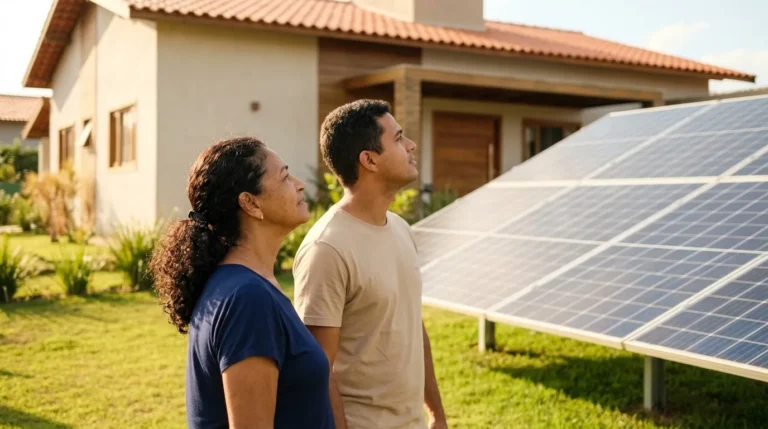 Como reduzir a conta de luz com energia solar em 2026