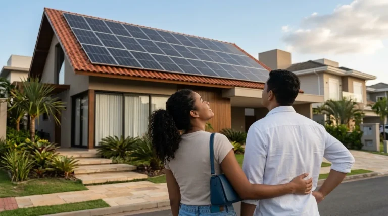 Instalar placa solar aumenta o preço da casa? Guia 2026