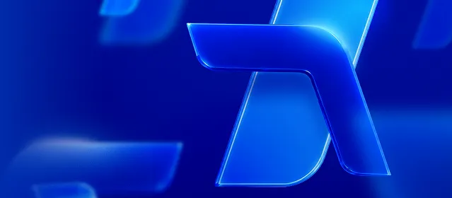 Imagem de fundo azul escuro. Do lado esquerdo, temos uma haste e boomerangs em 3D.