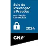 Selo de Prevenção a Fraude Instituição Certificada 2024 CNF