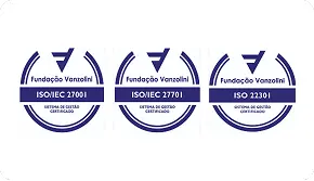 Selo ISO 22301 de sistema de gestão de continuidade de negócios