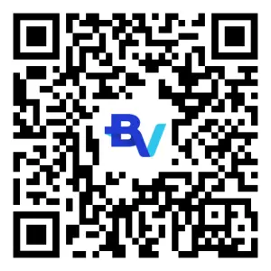 QR Code para o app do Banco Bv