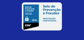 Selo de instituição certificada à prevenção a fraudes